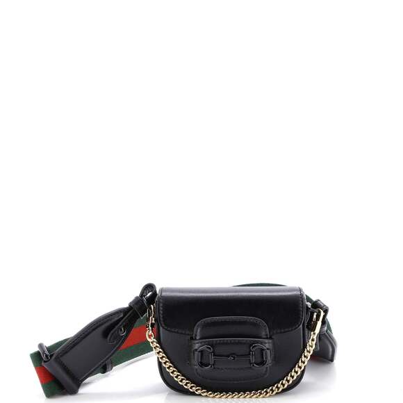 Gucci Handbags - Gucci Horsebit Flap Wallet With Strap #204888G14B